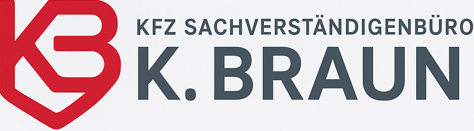 „KFZ Sachverständigen Büro K. Braun“-Logo, zur Startseite